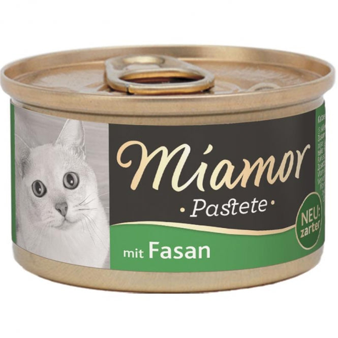 Katzennassfutter – Miamor Pastete Fasan 85g, 12er Pack