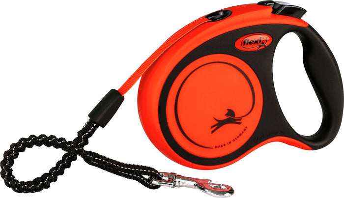 Flexi xtreme - retractable dog leash - orange - s - 5 meters-0