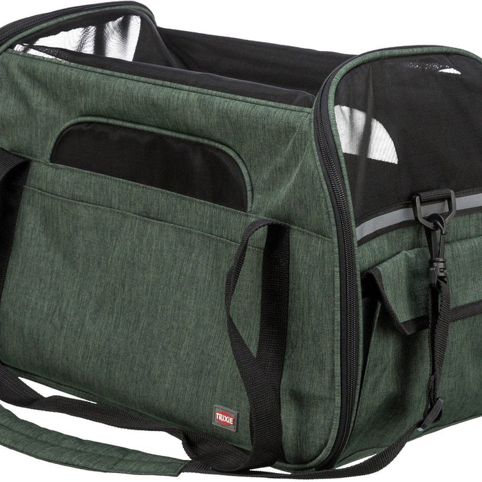 Trixie madison - dog bag - for dogs up to 7 kg - olive green - 50x25x18 cm