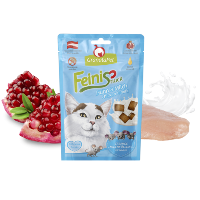 FeiniSnack für Katzen – Huhn & Milch, 50g