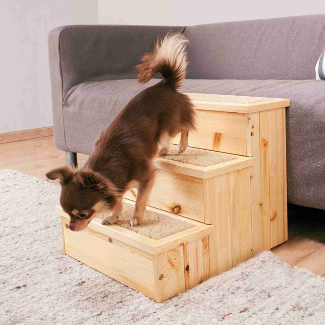 Hundetreppe – aus Kiefernholz