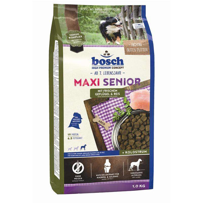 Hundetrockenfutter Maxi Senior Geflügel – Bosch