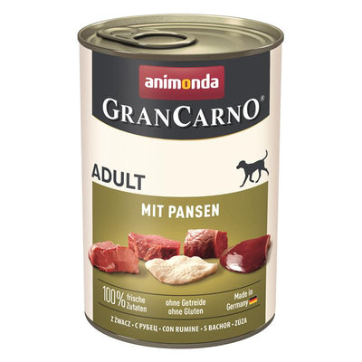 Hundenassfutter GranCarno Adult mit Pansen, 800 g, 6er Pack – Animonda Dog