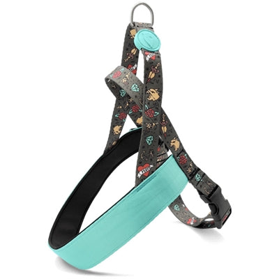 Morso Norwegian dog harness recycled ink tank green-0
