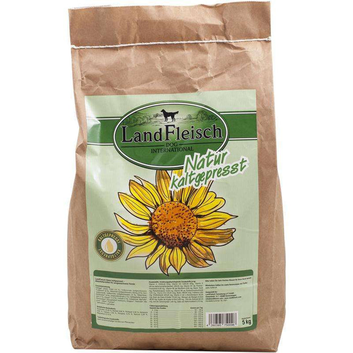 Hundetrockenfutter Dog Natur kaltgepresst, 5 kg – Landfleisch