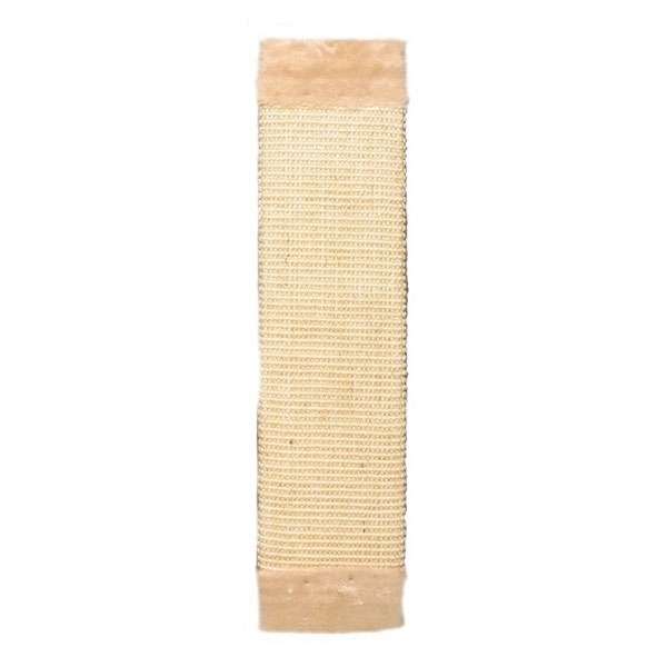 Kratzbrett für Katzen – mit Plüsch, 56 cm, Beige