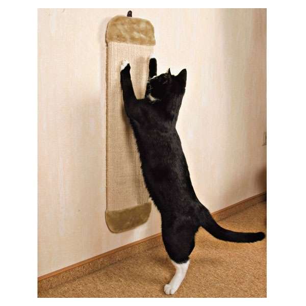 Kratzbrett für Katzen – XL mit Plüsch