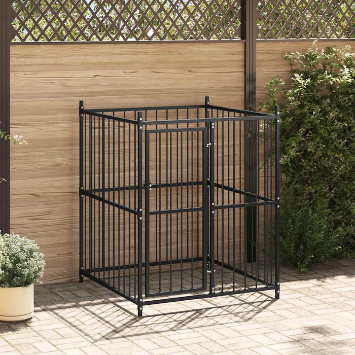 Vidaxl Outdoor Dog Kennel 120x120x150 cm-0