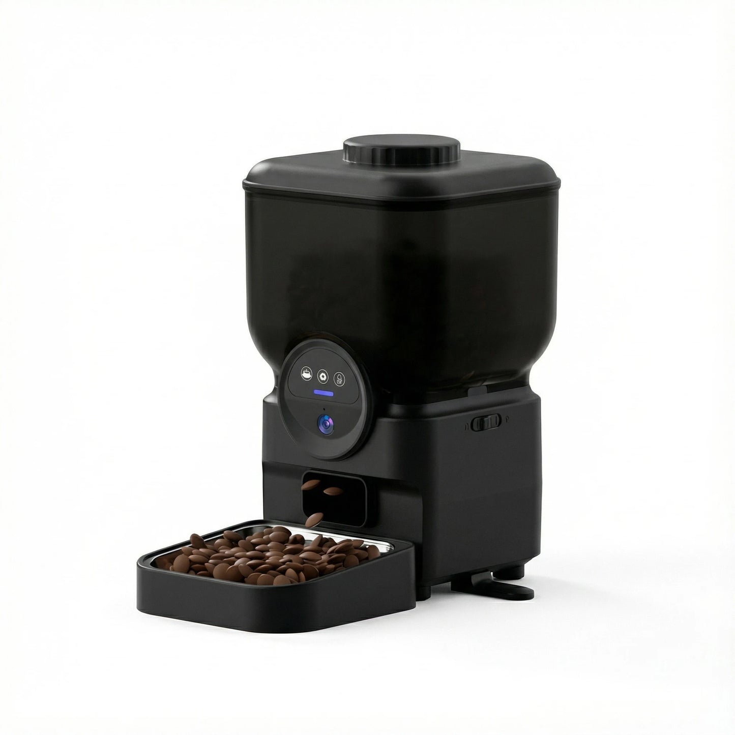 6.5L Automatic Cat Feeder Rechargeable WIFI Smart Pet Feeder App Controlled Cat Feeder With Camera Built-in battery For Cat Dog