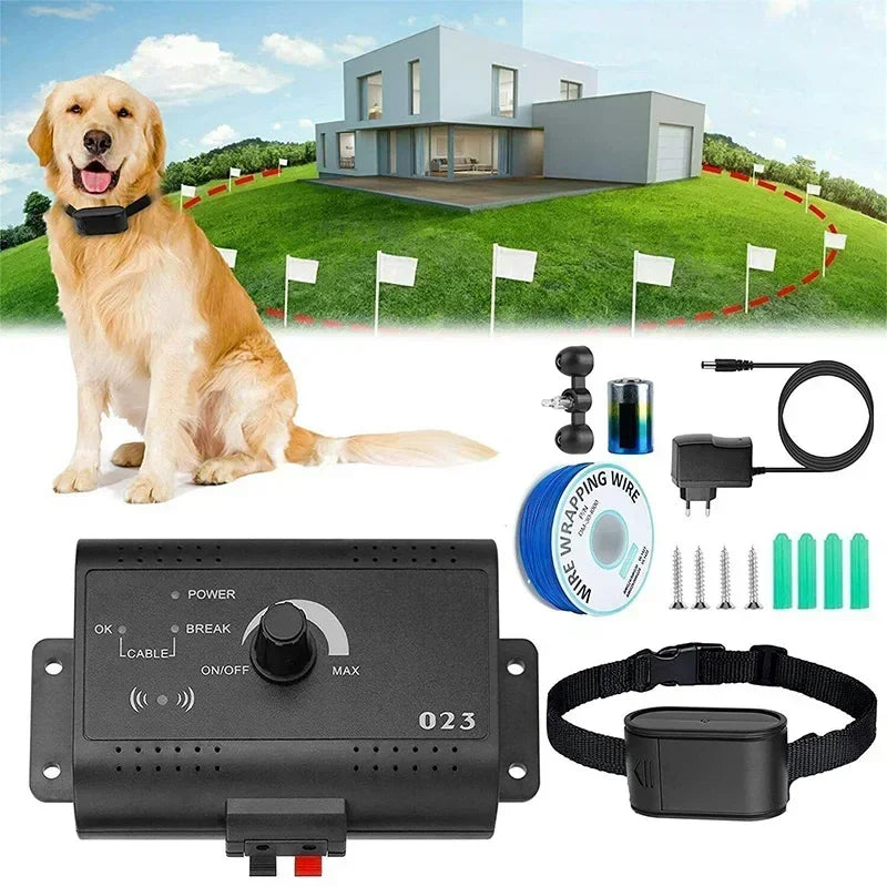 Invisible Wireless Electric Dog Fence System Outdoor Dog Training Remote Control Beep DogShock Collar Electric Pet Fence