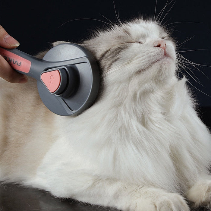Cat Comb Dog Hair Remover Brush Pet Grooming Slicker Comb Removes Tangled Self Cleaning Pet Supplies Accessories