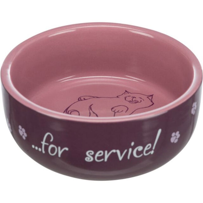 Keramiknapf für Katzen – Thanks for service!