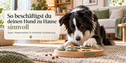 So beschäftigst du deinen Hund zu Hause sinnvoll