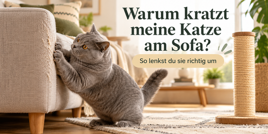 Warum kratzt meine Katze am Sofa? So lenkst du sie richtig um