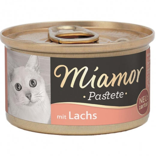 Katzennassfutter – Miamor Pastete Lachs 85g, 12er Pack