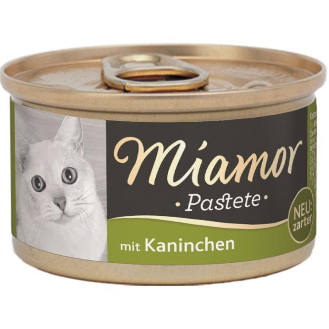 Katzennassfutter – Miamor Pastete Kaninchen 85g, 12er Pack