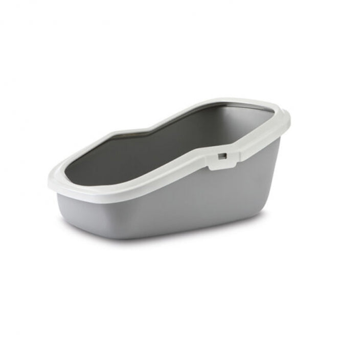 Katzentoilette – Aseo, grau/weiß