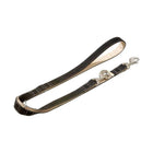 Führleine für Hunde – Buffalo Ultra Schwarz/Hellbeige, 15 mm / 200 cm
