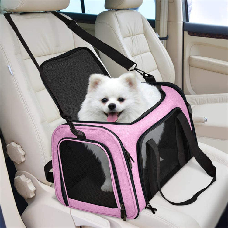 Dog & Cat Carrier - Pet Bag Portable Foldable Hand-held