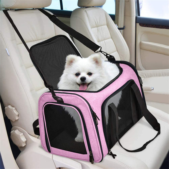 Dog & Cat Carrier - Pet Bag Portable Foldable Hand-held