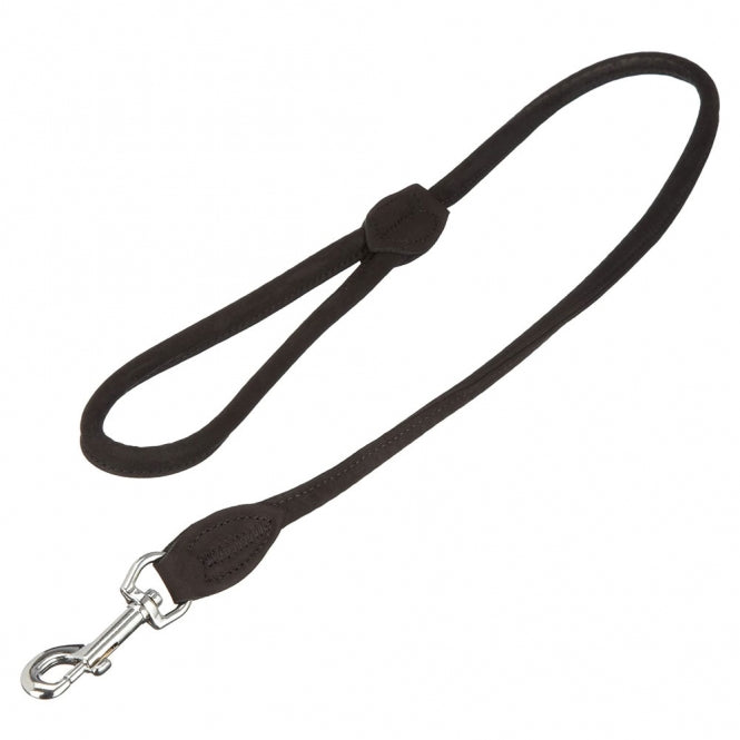 Hundeleine – Buffalo Rund Schwarz, 100cm, 10mm