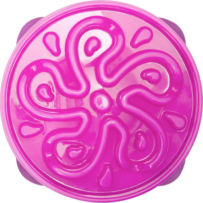 Outward hound slo bowl fun feeder food bowl - m - purple - ø 28 cm-0