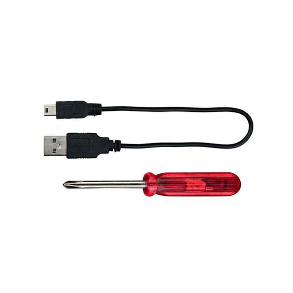 Leuchtring für Hunde – Flash USB Pink – Bild 2