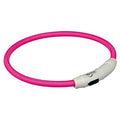 Leuchtring für Hunde Flash USB Pink | Trixie