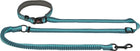 Jogging-Hundeleine – grafit/aqua