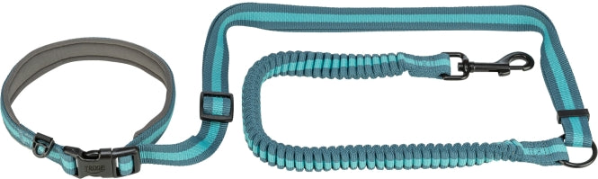 Jogging-Hundeleine – grafit/aqua – Bild 5