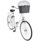 Front-Fahrradkorb für Hunde – aus Polyrattan – Bild 2
