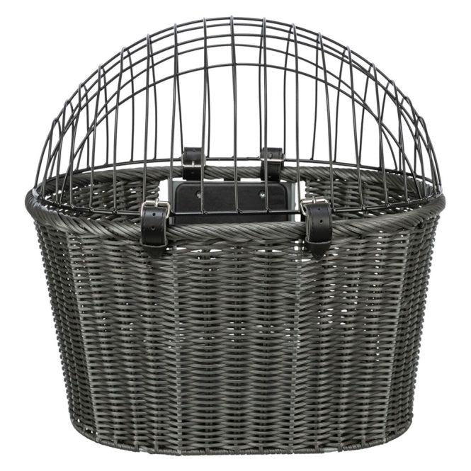 Front-Fahrradkorb für Hunde – aus Polyrattan – Bild 3