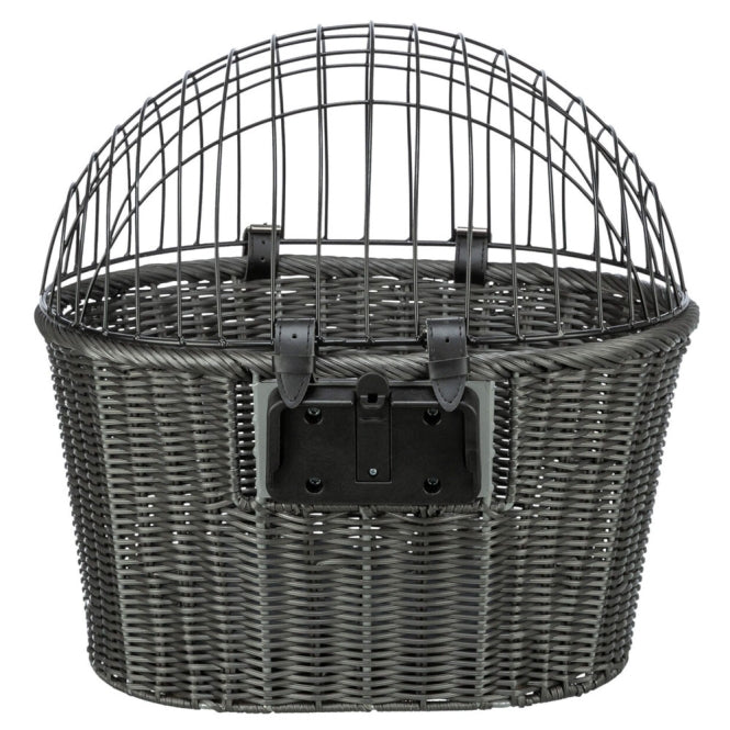 Front-Fahrradkorb für Hunde – aus Polyrattan – Bild 4