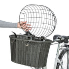 Front-Fahrradkorb für Hunde – aus Polyrattan – Bild 5