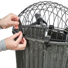 Front-Fahrradkorb für Hunde – aus Polyrattan – Bild 6