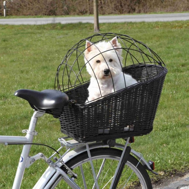 Hundefahrradkorb – aus Weide für Gepäckträger – Bild 2