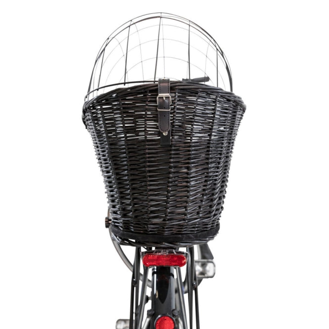 Hundefahrradkorb – aus Weide für Gepäckträger – Bild 5