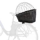 Hundefahrradkorb – aus Weide für Gepäckträger