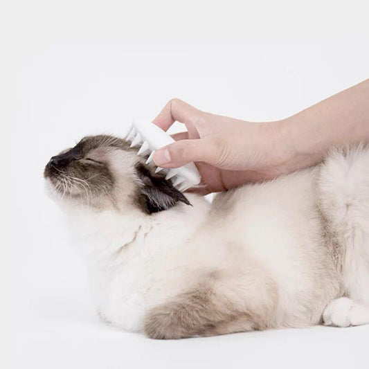 Silikon-Fellpflegebürste für Katzen