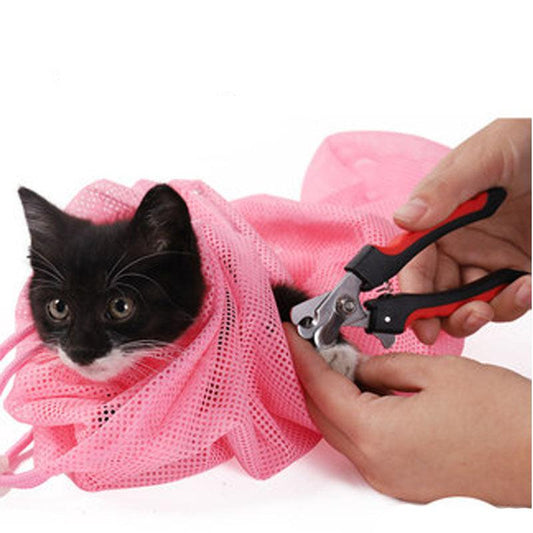 Pflege- und Badebeutel für Katzen