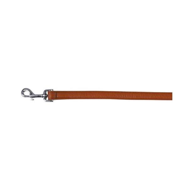 Büffelleder-Leine für Hunde – Bovini, Terrakotta, 14 mm/100 cm