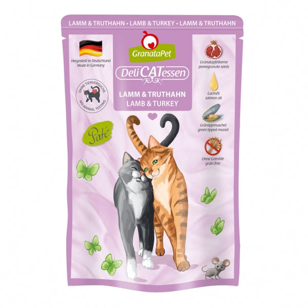 Katzennassfutter – Delicatessen Lamm & Truthahn 85 g