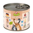 Katzennassfutter – Delicatessen Dose Kalb PUR, 6er Pack – Bild 2