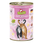 Katzennassfutter – Delicatessen Dose Lachs & Meeresfrüchte, 6er Pack – Bild 2