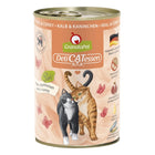 Katzennassfutter – Delicatessen Dose Kalb & Kaninchen, 6er Pack – Bild 2