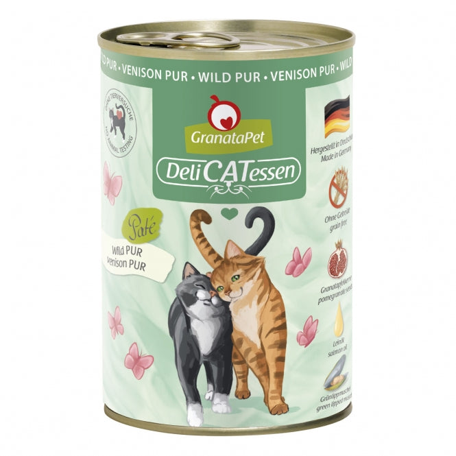 Katzennassfutter – Delicatessen Dose Wild PUR, 6er Pack – Bild 2
