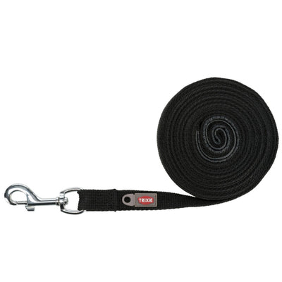 Schleppleine für Hunde – 5 m / 20 mm, schwarz