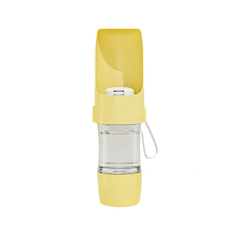 2-in-1 Pet Travel Water Bottle with Food Container-7