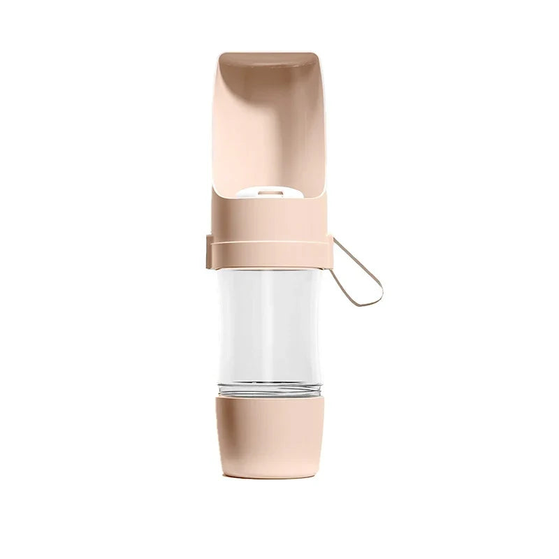 2-in-1 Pet Travel Water Bottle with Food Container-8