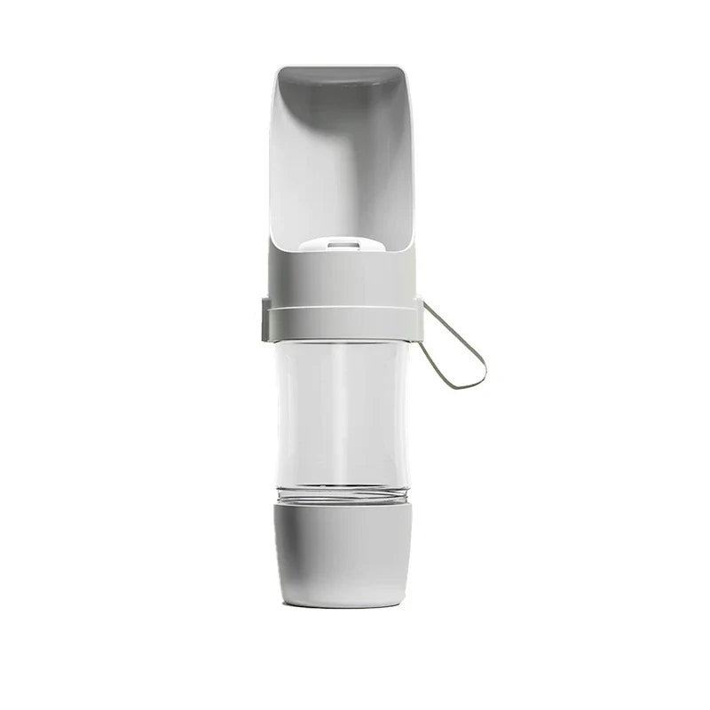 2-in-1 Pet Travel Water Bottle with Food Container-5